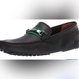 Lacoste mens slip on loafers size 10